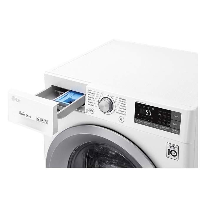 Lavadora LG F4TURBO9   A+++  30%, 9kg, 1400 RPM, 6 Motion, Inverter, TurboWash, 14 Progr., Wifi