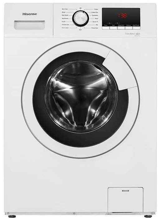 Lavadora Hisense WFHV7012   A+++, 7kg, 1200rpm, 15 Programas, 360º Smart Wash, Display, Blanca